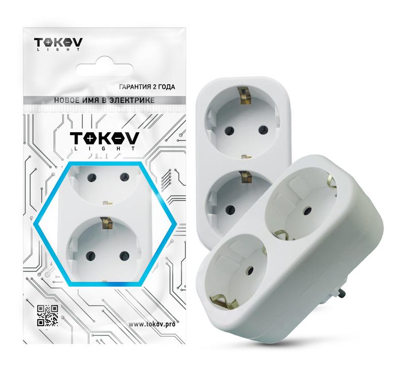 Детальная картинка товара «разветвитель 2м с/з 16а 250в ip20 tokov tkl-s2z-c01» Детальная картинка товара «разветвитель 2м с/з 16а 250в ip20 tokov tkl-s2z-c01»