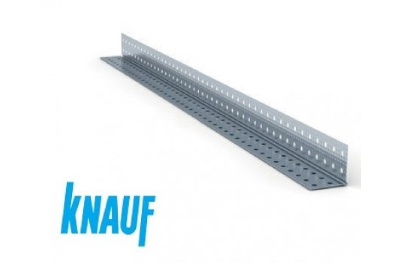 Детальная картинка товара «угол перфорированный кнауф 25х25 (25шт) алюминиевый»