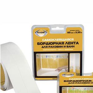 Картинка анонса товара «лента бордюрная д/раковин и ванн aviora 60мм*3,35м»