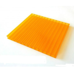 Картинка анонса товара «сотовый поликарбонат sunnex (12 м,4 мм,оранжевый)»