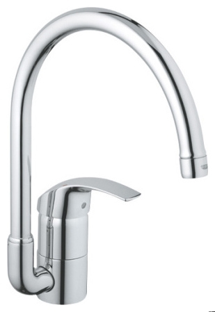 Картинка анонса товара «смеситель для кухни grohe eurosmart 32542001 выс.изл., г.п»