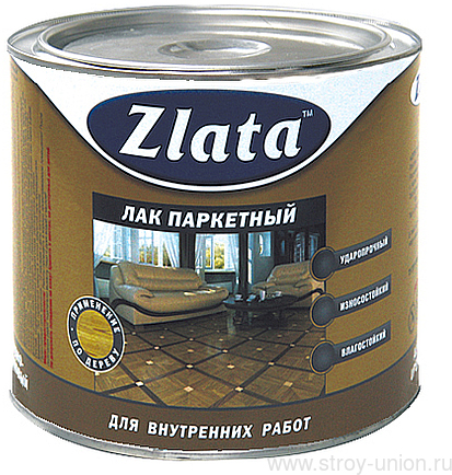 Картинка анонса товара «лак паркетный алкидный 0,8 кг злата»