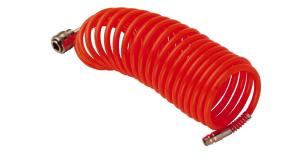 Картинка анонса товара «шланг воздушный спиральный 15м с быстросъемными соединениями matrix 57006»