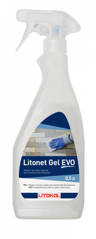 Картинка анонса товара «литокол(litokol) litonet gel evo 0,75 l моющее средство для плитки »