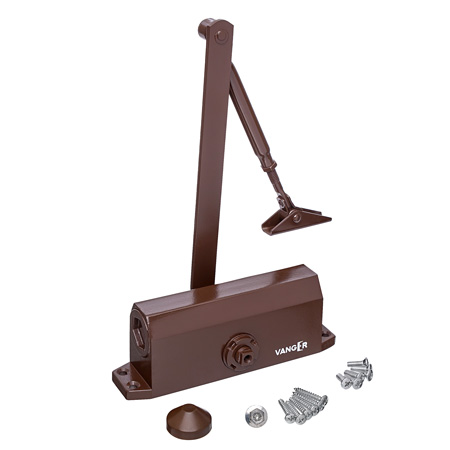 Картинка анонса товара «доводчик дверной vanger (вангер) dc-85-br коричневый»