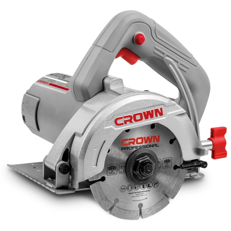 Картинка анонса товара «crown алмазная пила плиткорез ст15228-125т-w 1300вт 125мм »