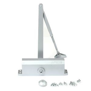 Картинка анонса товара «доводчик дверной apecs (апекс) dc-20.5/1200/120-а1-sl ( до 120 кг серебро)»