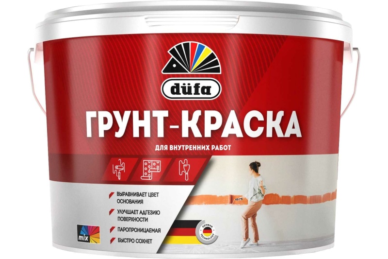 Детальная картинка товара «грунт-краска "dufa" (дюфа) 9л» Детальная картинка товара «грунт-краска "dufa" (дюфа) 9л»