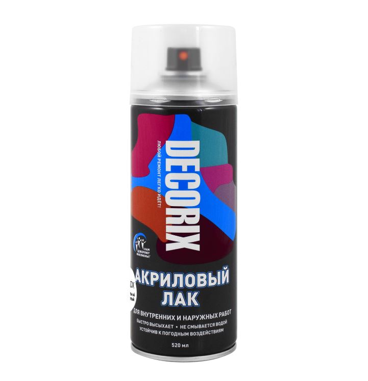 Детальная картинка товара «лак-аэр decorix акриловый глянц б/цв 400мл №а32» Детальная картинка товара «лак-аэр decorix акриловый глянц б/цв 400мл №а32»