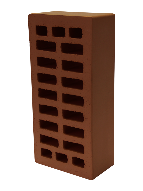 Картинка анонса товара «кирпич лицевой "коричневый" с фаской (250х120х65)м150; f50 г.строитель (480шт)»