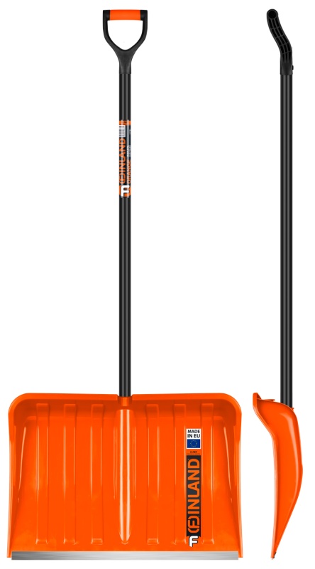 Картинка анонса товара «лопата снеговая felicita orange пласт + дер.. черенок + v ручка 550*385мм 1731»