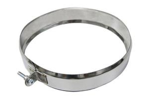 Картинка анонса товара «хомут обжимной нержавейка d-125 (0,5мм)»