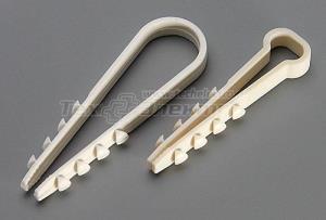 Картинка анонса товара «дюбель-хомут нейлоновый для крепления круглого кабеля 19-25 (100шт), упак»