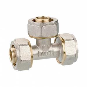 Картинка анонса товара «тройник 20*16*16 ц/ц/ц vertum»