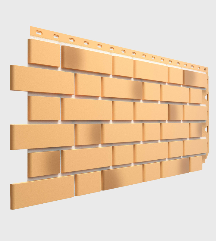 Детальная картинка товара «деке цок.панель flemish желтый  жженый(1095мм*420мм)0.46м2»