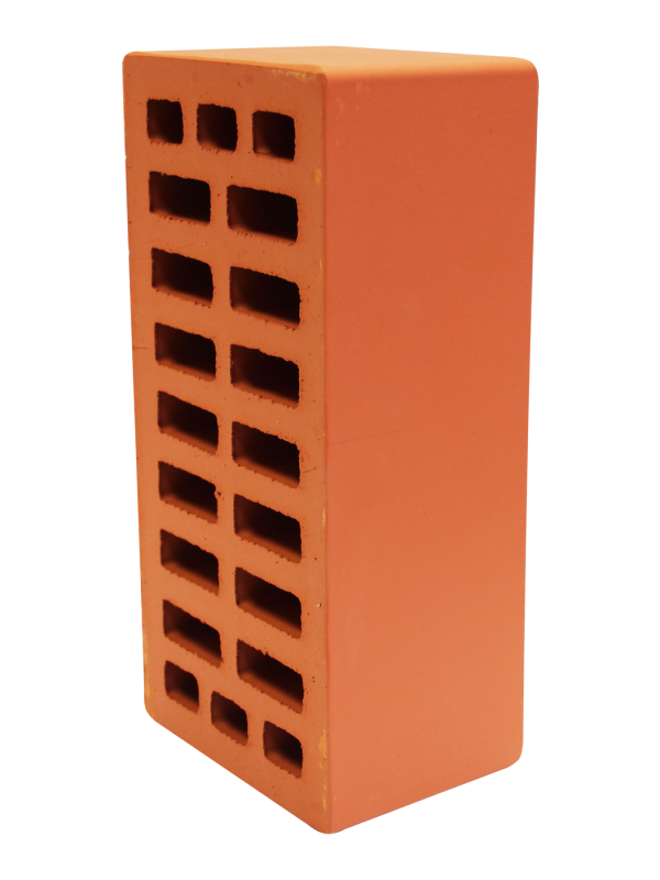 Детальная картинка товара «кирпич рядовой с фаской "красный" (250х120х88)м150; f50 г.строитель (352шт)»